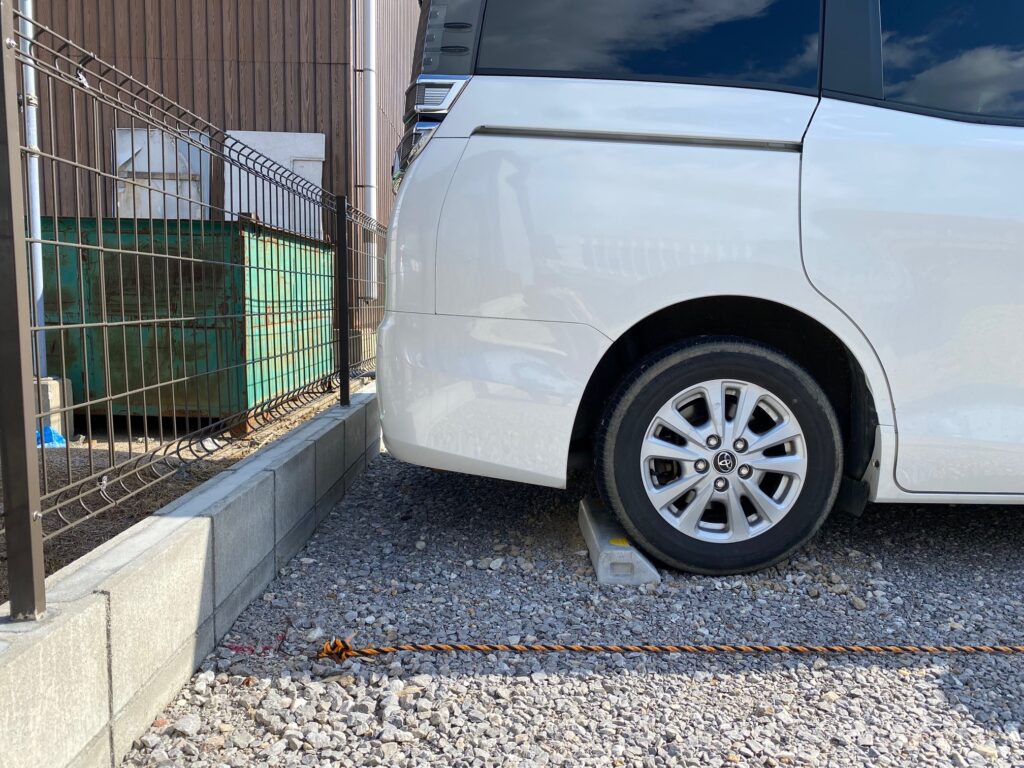 DIY_駐車用ブロック