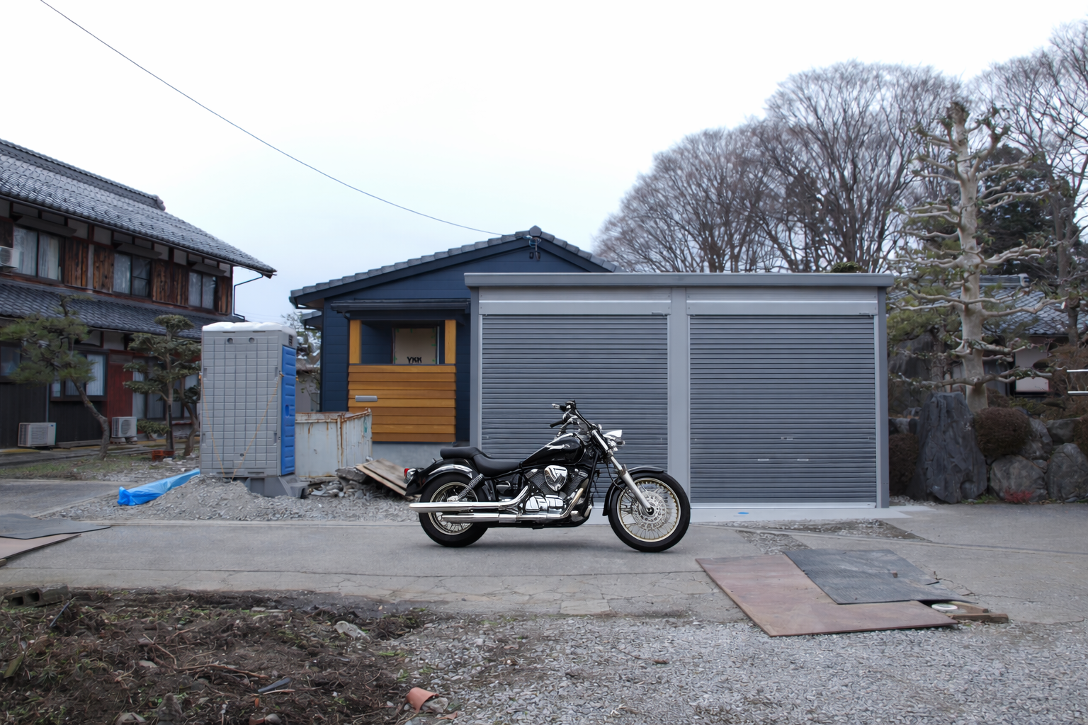 完成見学会　Open House 長浜　工務店　シーク建設株式会社　彦根　米原　バイクガレージ